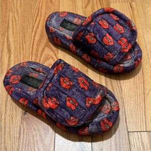 Natasha Zinko Vampire Fuzzy Designer Slides